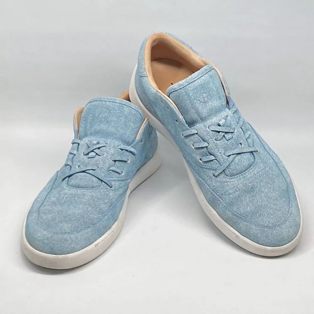 Gabriela Hearst Ohio Slip-on Sneaker in Light Blue Suede Denim size 40 - Picture 7 of 13